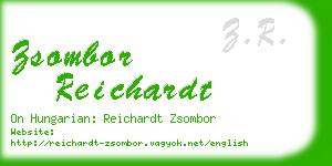 zsombor reichardt business card